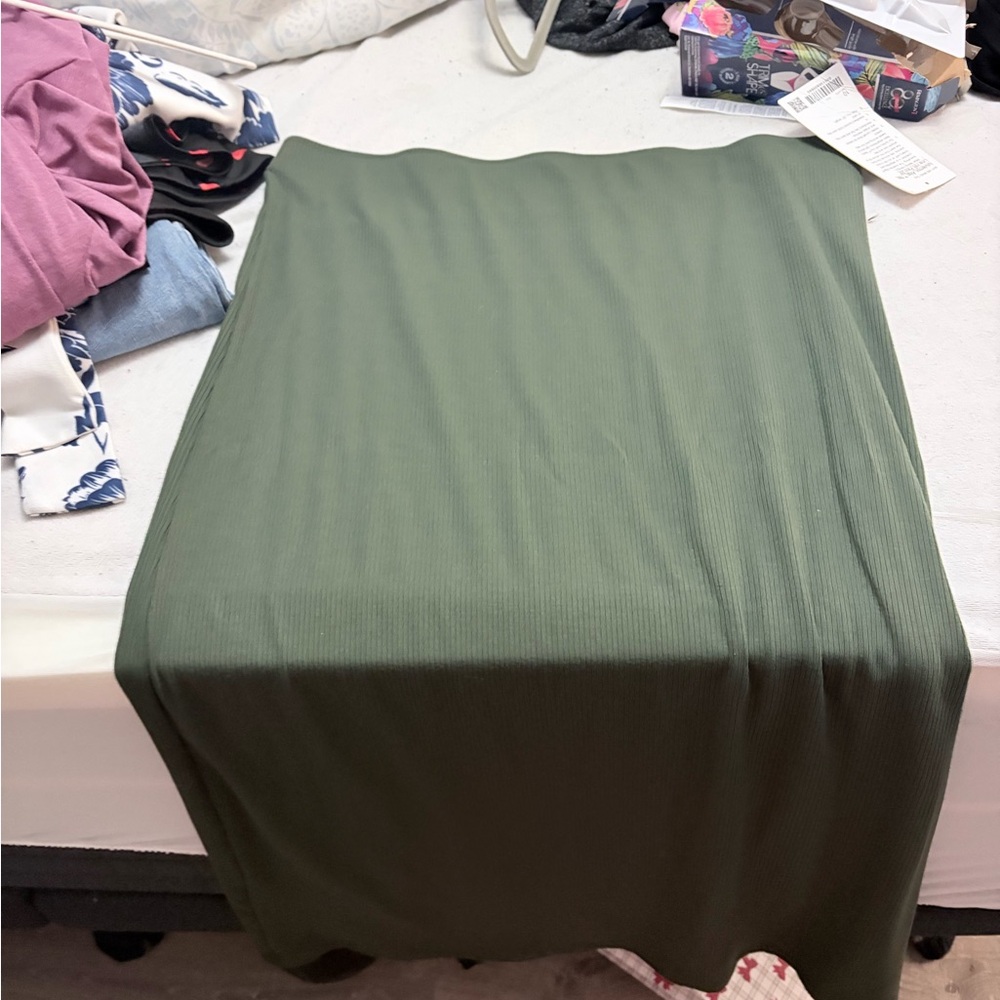American Eagle Outfitters Olive Pencil Skirt